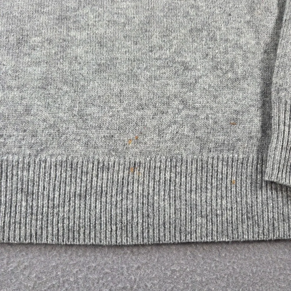 Autograph Sweater Mens Large Grey 100% Cashmere Crewneck Pullover M&S T30 09338